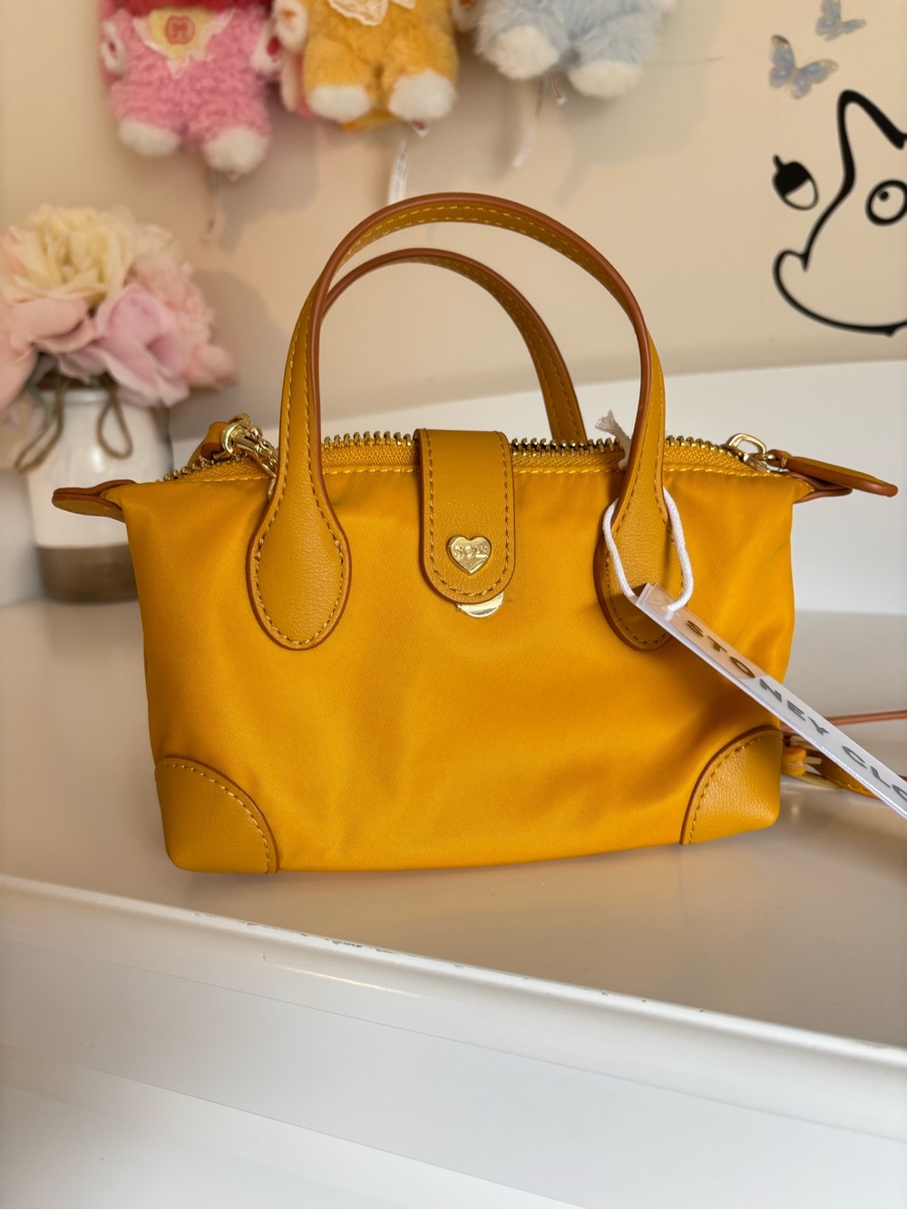 Stoney Clover Lane Pouchette Crossbody Bag- Pasta